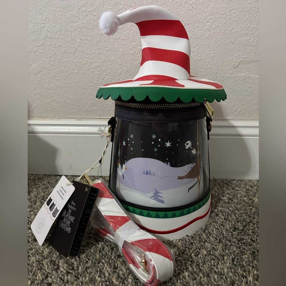 Nightmare Before Christmas Loungefly with Spin feature NWT